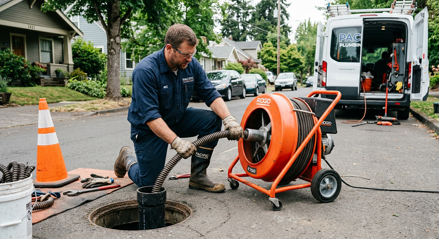 Dégorgement de canalisation principale enterrée à Montreuil 92